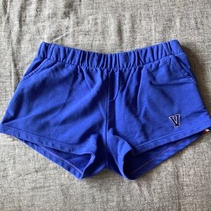 Blue sweatshorts